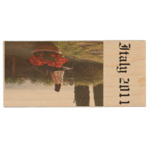Unidade Flash de Wooden Personalizada