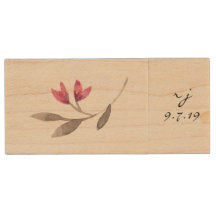 Unidade USB de Foto de Casamento de Fluxo de Água