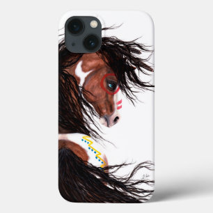 Pena majestosa do cavalo dois pelo caso da pilha