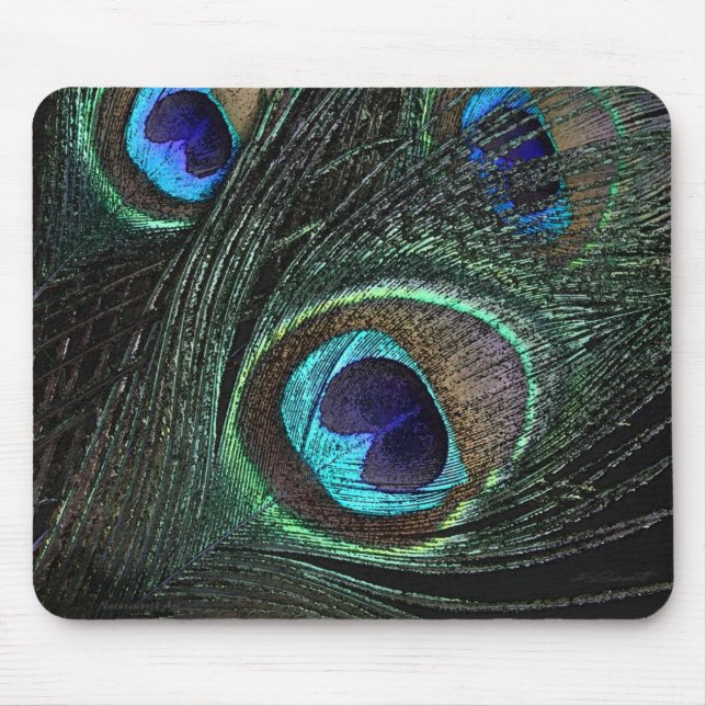 Pena Mousepad do pavão (Frente)