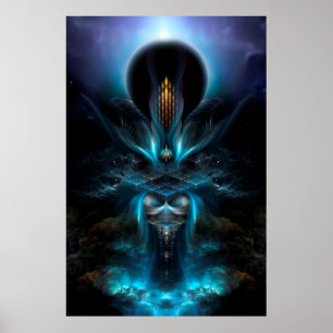 Penapia Fractal Art Wall Poster