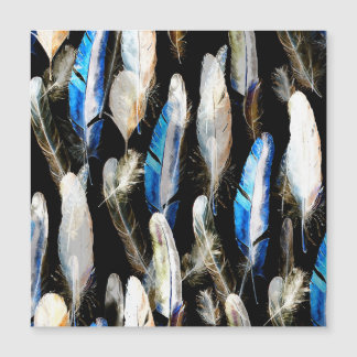 Penas de Aquarela de Voo: Fundo sem costura