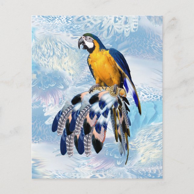 Penas de papagaio exótico (Frente)