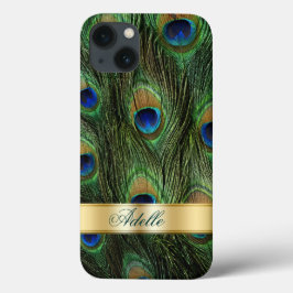 Penas de Peacock iPhone 6 Monograma Caso