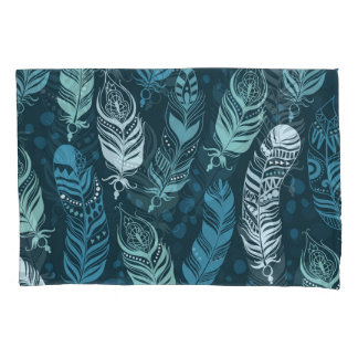 Penas Étnicas: Padrão Colorido Sem Costura.