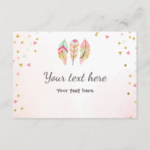 Penas RSVP de Caracteres Selvagens e Três Inserçõe