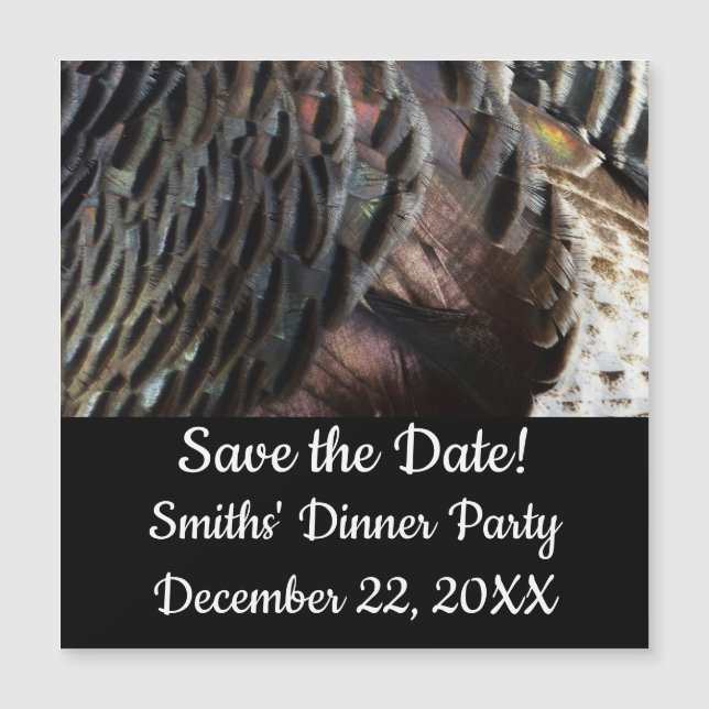 Penas Selvagens Turcas I Abstrato Nature Design (Frente)