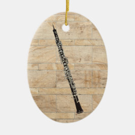 Pendente oval do ornamento de Oboe