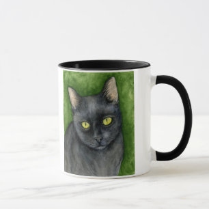 Penélope - a caneca afortunada do gato preto