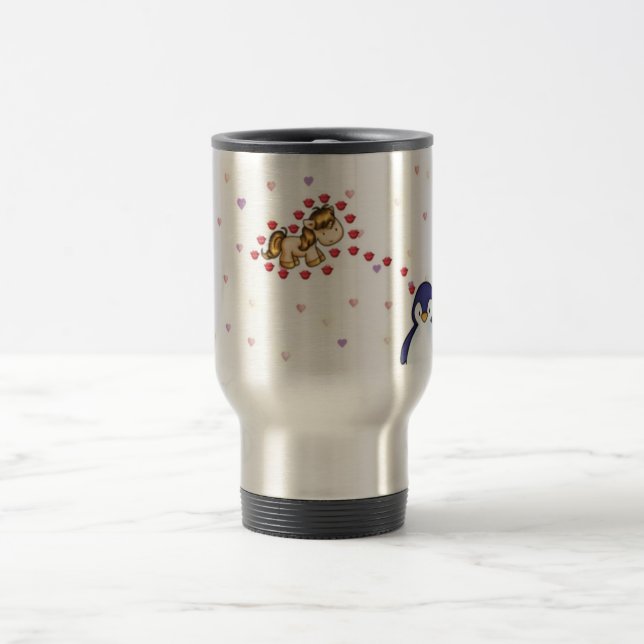 Pengi ama a caneca de viagem do uniko (Centro)