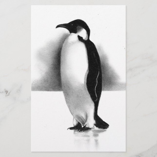 PENGUIM NO LÁPIS: ARTE REALISTA (Frente)