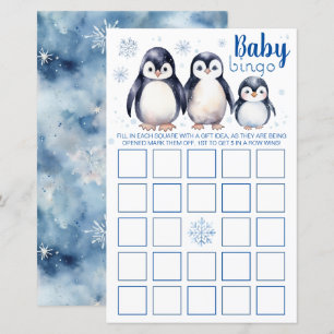 Penguin Baby Bingo Game - Tema de inverno