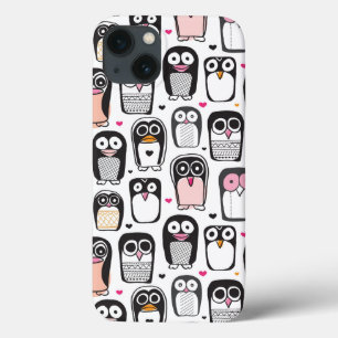 penguin bird illustration background