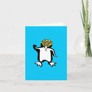PENGUIN - Cartão de Nota de Cartão/ Papel de Carta