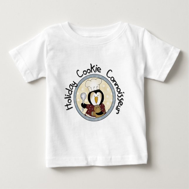Penguin Cookie Connoisseur T-shirts e presentes (Frente)