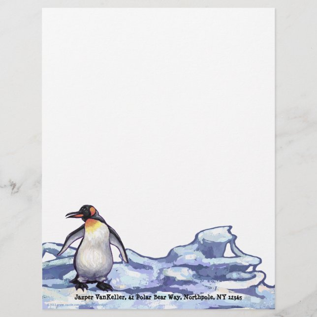 Penguin Personal Letterhead (Frente)