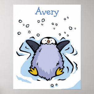 Penguin Pintinho Angel Poster