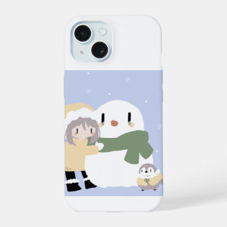 Penguins Playing in the Snow