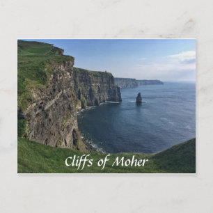 Penhascos de Moher, Ireland, cartão