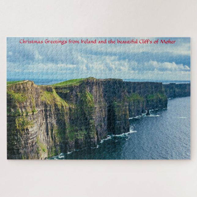 Penhascos de Moher Irlanda. Quebra-cabeça (Horizontal)