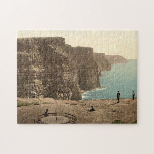 Penhascos do quebra-cabeça da cor de Moher Irelan