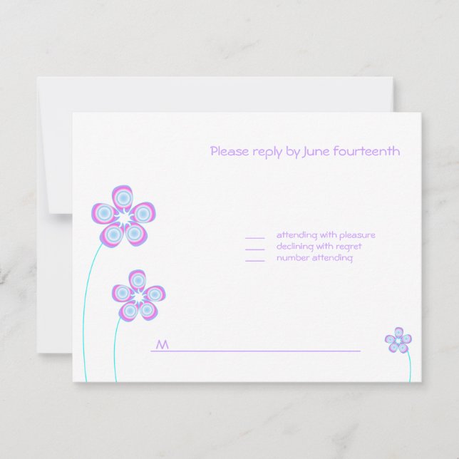 Penina Bat Mitzvah Convite RSVP (Frente)