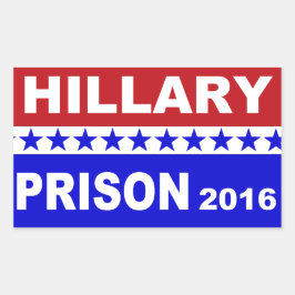 Penitenciária Hillary 2016: adesivos políticos pop