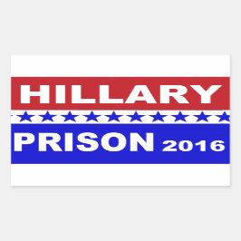 Penitenciária Hillary 2016: adesivos políticos pop