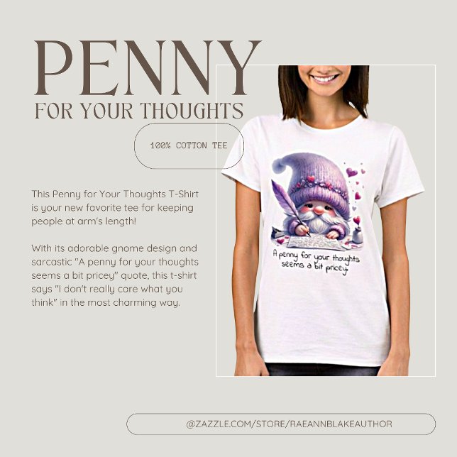 Penny for Your Thoughts T-Shirt (Criador carregado)