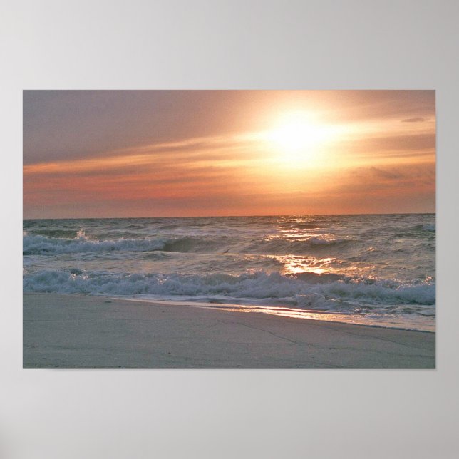 Pensacola Beach Sunrise Poster (Frente)