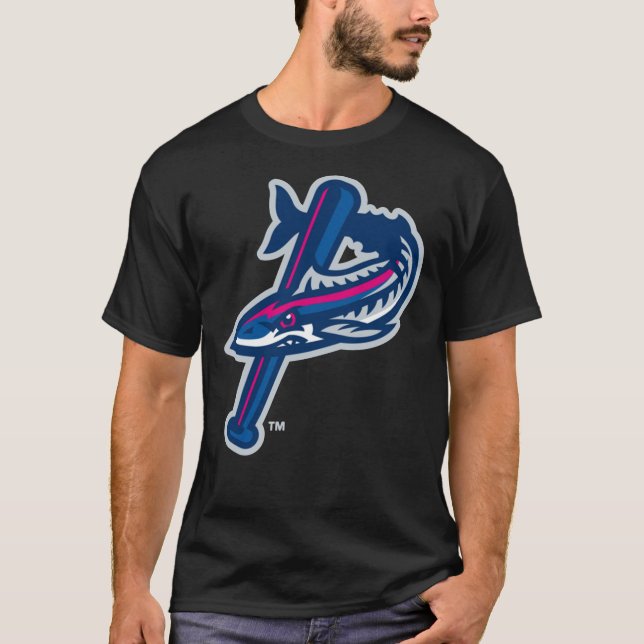 Pensacola Blue Wahoos  T-Shirt (Frente)