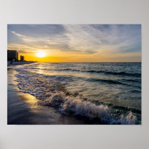 Pensacola Ondas Salpicantes Poster