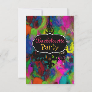 Pensamentos colorido ~ Convites / RSVP
