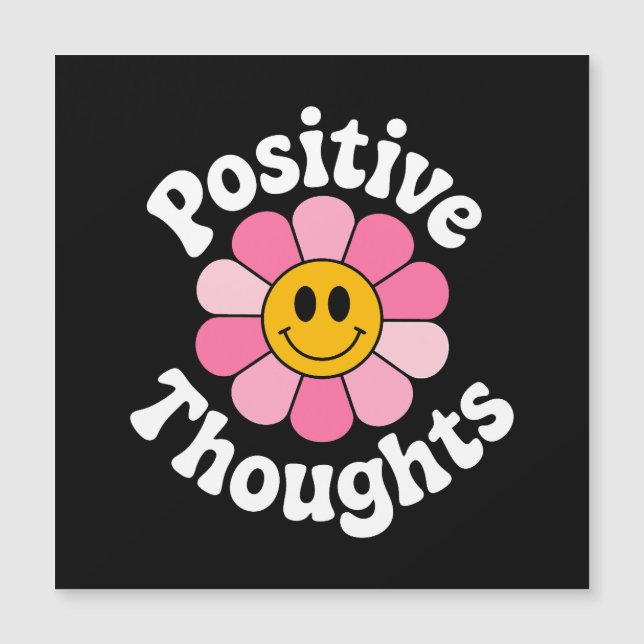 Pensamentos Positivos - Inspiração Floral (Frente)