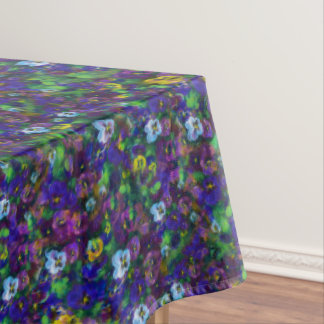 Pensamentos [roxo] 60x104 Grande toalha de mesa de