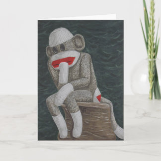 Pensando em cartões de macaco