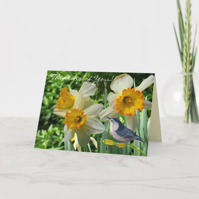 Pensando em você! Cartão (Frente)