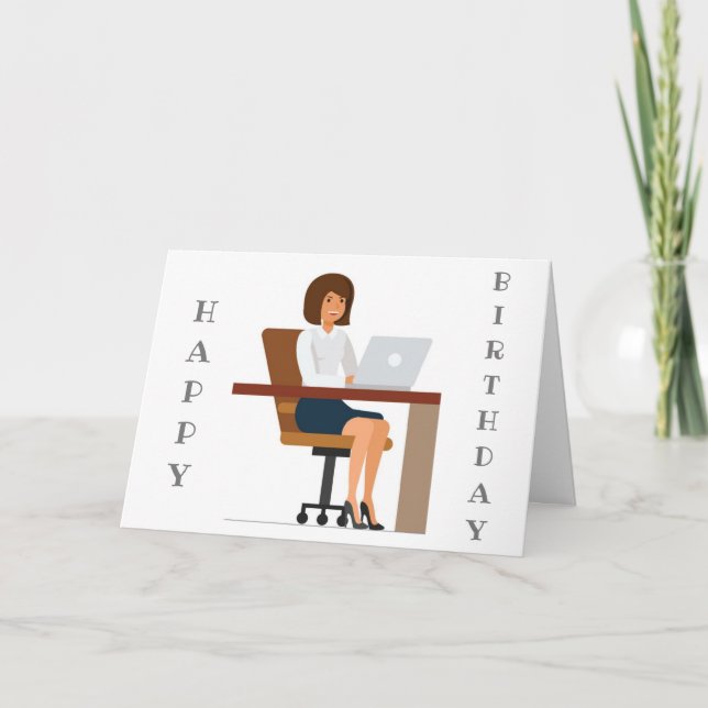 PENSANDO EM "VOCÊ" NO CARTÃO **ANIVERSÁRIO** (Frente)