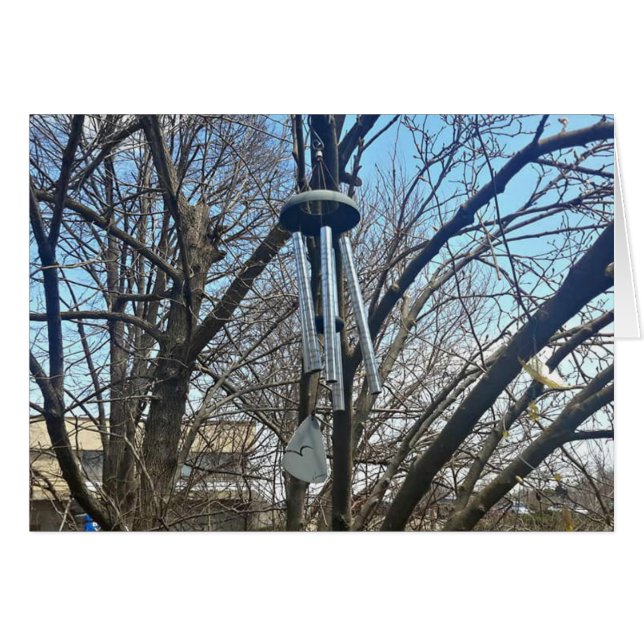 Pensando em você Vento chimpanzés no Cartão de Sau (Frente Horizontal)