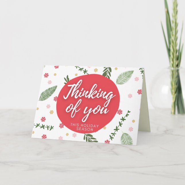 Pensando No Seu Cartão De Férias (Frente)