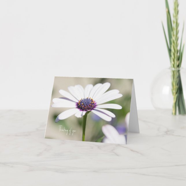 Pensando no seu cartão de flores (Frente)