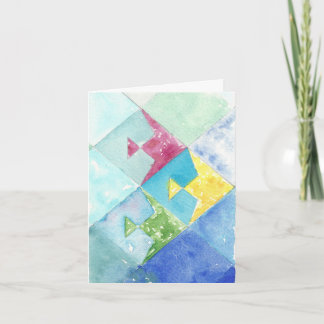 Pensando no seu cartão de peixe