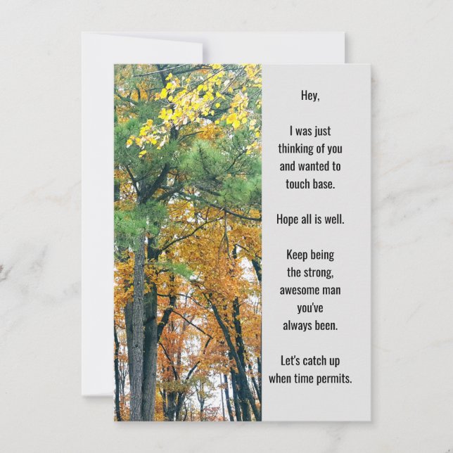 Pensando no seu cartão de saudação (Frente)