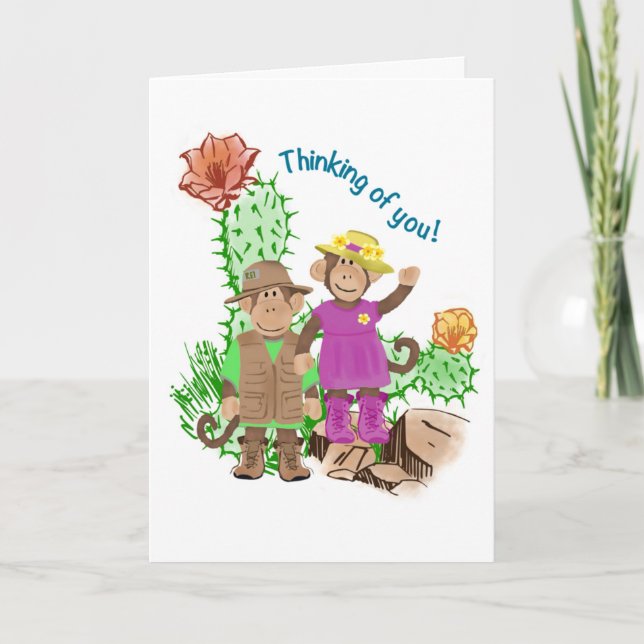 Pensando no seu cartão de saudação (Frente)