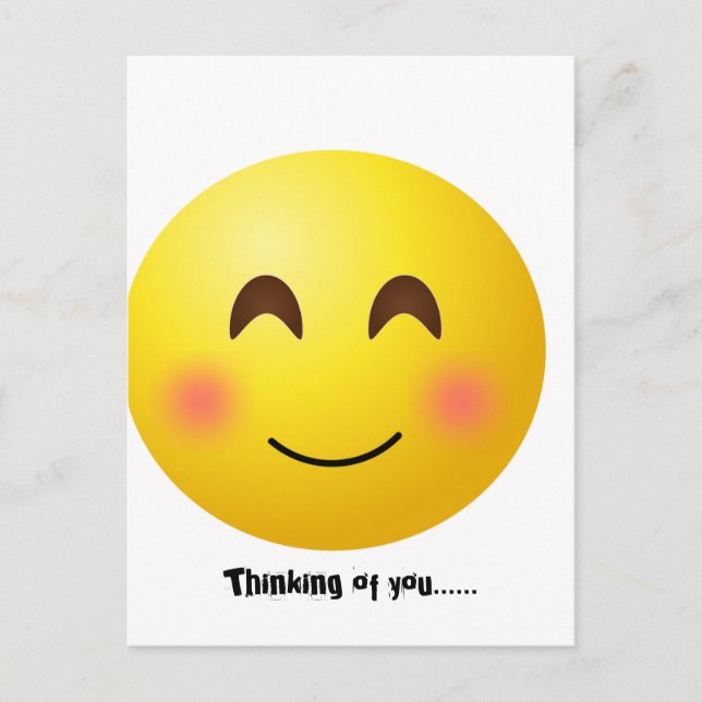 Pensando no seu cartão postal de feriado (Frente)