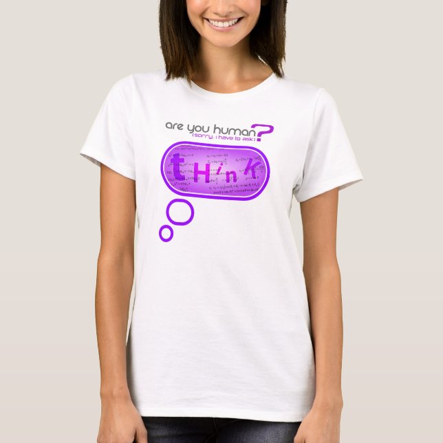 Pense - a camisa inteligente do captcha (Frente)
