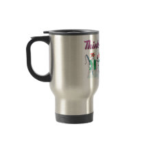 Pense bonecos de neve do primavera com caneca de