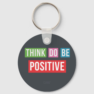 Pense em Chaveiro de citação positiva