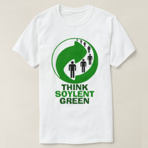 Pense em T-Shirt Verde Soylent