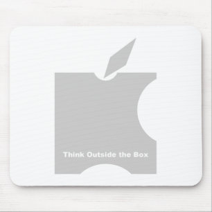 Pense fora da caixa Mousepad